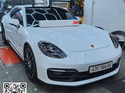 Porsche Panamera nâng cấp gói Film 3M Crystalline BLK