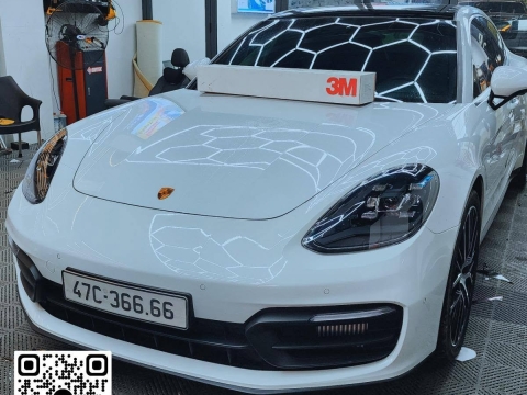 Porsche Panamera nâng cấp gói Film 3M Crystalline BLK