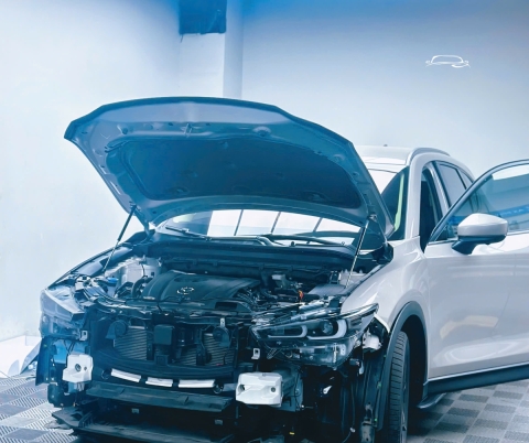 Độ bi gầm G3 Lazer - Xe Mazda CX8