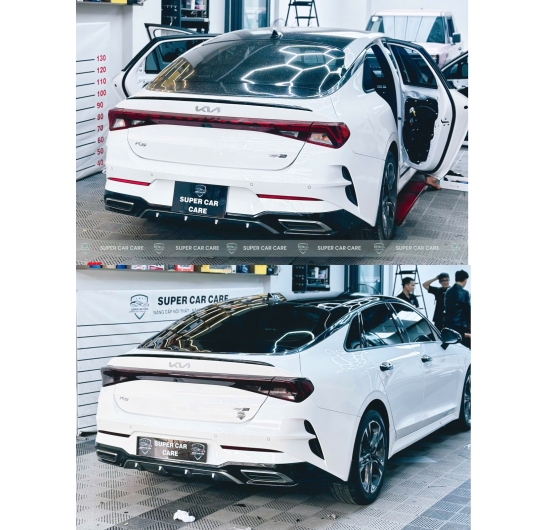Dán Decal Nóc Đen và Decal Xám Khói Đèn KIA K3